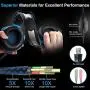 Gaming Headset for PS4, PC, Xbox One Controller, Muzili 7.1 Surround Stereo Sound Over Ear USB Game Headphones with Noise Cancelling mic Compatible with Nintendo Switch, Mac, Tablets, Smartphones