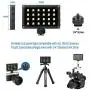 VILTROX LED On Camera Video Light, Mini Rechargeable 3000mAh Built-in Lithium Battery 8W/720LM CRI95+ Bi-Color 2500K-8500K Portable Professional Photography Lamp for Shooting YouTube Vlog Filming