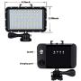 Suptig Underwater Lights Dive Light 84 LED High Power Dimmable Waterproof LED Video Light Waterproof 164ft(50m) for Gopro Canon Nikon Pentax Panasonic Sony Samsung SLR Cameras