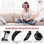 ONIKUMA K6 Stereo Gaming Headset for Xbox One, PS4, PC Over-Ear Headphones with Noise Canceling Mic, Soft Breathing Earmuffs, LED Light, Mute&Volume Control for Mac Smartphone Tablet Laptop