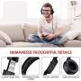 ONIKUMA K6 Stereo Gaming Headset for Xbox One, PS4, PC Over-Ear Headphones with Noise Canceling Mic, Soft Breathing Earmuffs, LED Light, Mute&Volume Control for Mac Smartphone Tablet Laptop