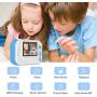 Dragon Touch InstantFun Instant Print Camera for Kids, Zero Ink Toy Camera with Print Paper, Cartoon Sticker, Color Pencils, Portable Digital Creative Print Camera for Boys and Girls - Blue