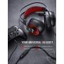 Mpow EG3 Pro - Over-Ear Gaming Headset with 3D Surround Sound, Headset for PC,PS4,Xbox One, Nintendo Switch, Noise Cancelling Mic