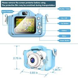 Sinceroduct Kids Camera, 20.0MP Digital Dual Camera Rechargeable  with 2.0 Inch IPS Screen,32GB SD Card Included, Ideal Gift for 3-12 Years Old Girls Boys Gifts