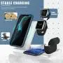2020 Updated 4 in 1 Wireless Charger, 15W Foldable Wirelesss Charger Stand Compatible for iWatch 1/2/3/4/5 and Airpod, iPhone 11/11 Pro Max/X/XS Max/8, Fast Charging Wireless Charging Station(White) 2020 Updated 4 in 1 Wireless Charger, 15W Foldable Wirelesss Charger Stand Compatible for iWatch 1/2/3/4/5 and Airpod, iPhone 11/11 Pro Max/X/XS Max/8, Fast Charging Wireless Charging Station(White)