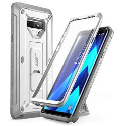 SUPCASE Unicorn Beetle PRO Series Phone Case for Samsung Galaxy Note 9, Full-Body Rugged Holster Case with Built-in Screen Protector for Samsung Galaxy Note 9 2018(White)