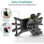 Bovon Bike Phone Mount, (Bolt Design) Sturdy Universal Motorcycle Bicycle Phone Holder Stand Compatible with iPhone Se/ 11 Pro Max/XS Max/XR/X/XS/8/8 Plus/7/7 Plus, Samsung S10/S10 Plus