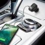 PowerBear Car Charger [45W] Ultra Fast Dual QC 3.0 for iPhone & Android
