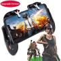 4 Trigger Mobile Game Controller with Cooling Fan for PUBG/Fortnite/Rules of Survival,Gaming Grip and Gaming Joysticks Lightweight Mobile Controller for 4.5-6 inch Phone