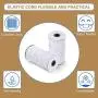 80 Yards Length 1/4 Inch Width Braided Elastic Band White Elastic String Cord Heavy Stretch High Elasticity Knit Elastic Band for Sewing Craft DIY 80 Yards Length 1/4 Inch Width Braided Elastic Band White Elastic String Cord Heavy Stretch High Elasticity Knit Elastic Band for Sewing Craft DIY
