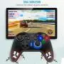 Wireless Gaming Controller, Dual-Vibration Joystick Gamepad Computer Game Controller for PC Windows 7/8/10, PS3,/Switch/TV Box/Laptop/Android Mobile Phones - Black Wireless Gaming Controller, Dual-Vibration Joystick Gamepad Computer Game Controller for PC Windows 7/8/10, PS3,/Switch/TV Box/Laptop/Android Mobile Phones - Black