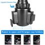 Upgraded Car Cup Holder Phone Mount Adjustable Gooseneck Phone Holder for Car Compatible with Phone case and iPhone 11 Pro/XR/XS Max/X/8/7 Plus/6s/Samsung S10 /Note 9/S8 Plus/S7 Edge