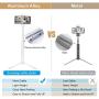 Selfie Stick with Light, 3 in 1 Lightweight Aluminum Alloy Extendable Selfy Sticks Tripod with Wireless Remote Shutter,Compatible with iPhone Xs max XR X 11 8 7 6s Plus,Galaxy S10 9 8 and More
