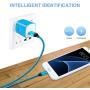Single Port Wall Charger with USB Cord for Android Phone Compatible for Samsung Galaxy S7/S6 Edge /A10/J7 Prime / J7 v /J7 Sky Pro, Moto E6/E5 Plus/E5 Play/G5S Plus/E4/X/G, LG K10/K20/K30/V10/G3/G2/Q6