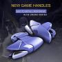 The Latest Blue Shark Mobile Game Controller, PUBG Mobile Game Trigger, Suitable for iPhone, Android, Mobile Game Shooting Controller,Send Game Gift Package