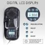 Energizer Portable Air Compressor Tire Inflator, 12V DC Air Pump for Car Tires with Auto Shut Off Function - 120 Max PSI, Preset Pressure Feature, Led Lighting, Digital LCD Display, and Carrying Case