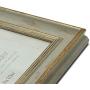 Afuly 5x7 Picture Frame Vintage Photo Frames Antique Green and Gold Real Glass Solid Wood Tabletop Display Wall Mount Unique Gifts for Father Grandpa