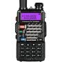 BaoFeng UV-5R Plus Dual-Band 136-174/400-480 MHz FM Ham Two-Way Radio (Black)