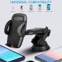 BTMAGIC Car Phone Mount, Dashboard Car Phone Holder, Ultimate Hands-Free Phone Holder for Car Dashboard, Washable Super Suction Cup, Compatible for iPhone 11/11 Pro / 8 Plus / 8 / X/XR/XS / 7 Plus