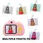 KIDOVE Kids Toys Fun Camera, Child Selfie Digital Game Camcorder, 8MP 1080P Dual Camera Video Recorder, Creative Birthday Gifts for Girls and Boys, 16GB TF Card Included (Pink)