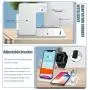 2020 Updated 4 in 1 Wireless Charger, 15W Foldable Wirelesss Charger Stand Compatible for iWatch 1/2/3/4/5 and Airpod, iPhone 11/11 Pro Max/X/XS Max/8, Fast Charging Wireless Charging Station(White) 2020 Updated 4 in 1 Wireless Charger, 15W Foldable Wirelesss Charger Stand Compatible for iWatch 1/2/3/4/5 and Airpod, iPhone 11/11 Pro Max/X/XS Max/8, Fast Charging Wireless Charging Station(White)