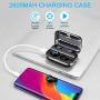 Bluetooth 5.0 Wireless Earbuds with 125H Playtime, TWS Premium Deep Bass Wireless Headphones IP7 Waterproof, Built-in Mic, Touch Control Cordless Earphones One Step Pairing for Sports