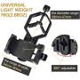 UniqueFire Telescope Phone Mount Universal Smart Phone Adapter Holder for Spotting Scope, Binoculars, Monocular, Microscope, 360° Rotatable Cellphone Clip fits Almost All Smartphone on The Market