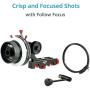 FILMCITY POWER DSLR Video Camera Shoulder Mount Cage Rig Kit (FC-03-P) with Matte Box & Follow focus | Free Accessories