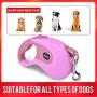 SWIHELP Dog Leash Retractable, 16 ft Pet Leash for Small Medium Large Dogs Up to 40 KG with One Button&Lock System for Training, Walking, Jogging