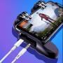 Pc Game Controller Wireless, H9 Cooling Fan Game Controller Gamepad Joystick Six Finger Trigger Shooting Fire Mobile for Playstation for Android for iOS-Without Fan-