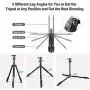 UBeesize 61.4-inch Camera Tripod, 12kg/26.4lb Load Aluminum Travel Tripod Stand, Compact and Lightweight Video Tripod for DSLR Cameras, Projectors, Camcorders, Canon and Nikon, Black UBeesize 61.4-inch Camera Tripod, 12kg/26.4lb Load Aluminum Travel Tripod Stand, Compact and Lightweight Video Tripod for DSLR Cameras, Projectors, Camcorders, Canon and Nikon, Black