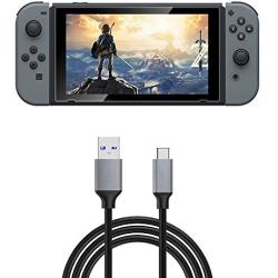 FunMax USB 3.0 Fast Charging Cable for Nintendo Switch,Pro Controller,Type C Charger (3.3FT) Nintendo Switch Car Charger Cord