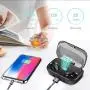 True Wireless Earbuds, BlueTEK T27 Bluetooth 5.0 Earbuds in-Ear TWS Stereo Headphones with Smart LED Display Charging Case IPX7 Waterproof 120H Playtime Built-in Mic with Deep Bass for Sports Work True Wireless Earbuds, BlueTEK T27 Bluetooth 5.0 Earbuds in-Ear TWS Stereo Headphones with Smart LED Display Charging Case IPX7 Waterproof 120H Playtime Built-in Mic with Deep Bass for Sports Work