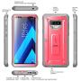 SUPCASE Unicorn Beetle PRO Series Phone Case for Samsung Galaxy Note 9, Full-Body Rugged Holster Case with Built-in Screen Protector for Samsung Galaxy Note 9 2018 (Pink)