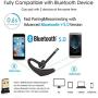 BANIGIPA Bluetooth Headset for Cellphones, Wireless Bluetooth 5.0 Headphone Earphone Earpiece with HD Mic for Office Skype Business Truck Driver, 12 Hours Talking & Music, CVC6.0 Noise Cancelling