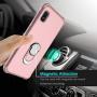 lovpec Galaxy A10e Case with Soft TPU Screen Protector, Ring Magnetic Holder Kickstand Shockproof Protective Phone Cover Case for Samsung Galaxy A10e 5.8 inches (Pink)