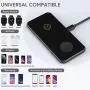 Wireless Charger, 3 in 1 Qi Wireless Charging Pad Compatible for iPhone SE/11/11 Pro/XS Max/XR/XS/X/8/8P, Galaxy S20/Note 10/S10/S9/S8/Note 8, iWatch 5/4/3, Airpods 2/Pro, All Qi-Enabled Devices Wireless Charger, 3 in 1 Qi Wireless Charging Pad Compatible for iPhone SE/11/11 Pro/XS Max/XR/XS/X/8/8P, Galaxy S20/Note 10/S10/S9/S8/Note 8, iWatch 5/4/3, Airpods 2/Pro, All Qi-Enabled Devices