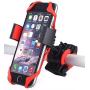 Fuinwvy Bike Phone Mount,360° Adjustable Universal Bicycle Motorcycle Phone Mount Bike Accessories，Compatible with iPhone 11 Pro Max X 8 Plus Series, Samsung S20/S10/S10e