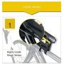 BYBYC Bicycle Front Tube Bag Waterproof Bicycle Frame Saddle Bag Mobile Phone up to 6 inch Bicycle Accessories Bicycle Bag