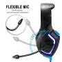 AMA(TM) Game LED Headphone,Foldable with Mic 3.5mm Stereo Sound Wired Gaming USB Headset for Ps4, Cell Phone, PC, TV Portable AMA(TM) Game LED Headphone,Foldable with Mic 3.5mm Stereo Sound Wired Gaming USB Headset for Ps4, Cell Phone, PC, TV Portable