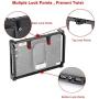 SMALLRIG Monitor Cage for Feelworld T7, 703, 703S, MA7, MA7S and F7S Monitor, Aluminum Alloy Monitor Cage with Built-in NATO Rail and Multiple Threaded Holes -2233