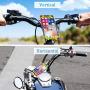 Bike Motorcycle Phone Mount, ANCwear 5-in-1 Portable Phone Holder, Adjustable Silicon Universal Fit Handlebars and Smart Phones Like iPhone Xs Max R X 8 Plus 7 Samsung