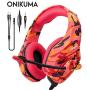 K1 PS4 Headset Gaming Headphones Stereo Casque for IPad Mobile Phone New One with Microphone PC Gamer Bass Earphone