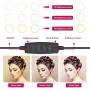 Harmonic 10 Selfie Ring Light with Tripod Stand,Ring Light with Cell Phone Holder,LED Make Up Light with 3 Light Modes and 11 Brightness Level for Camera,Smartphone,YouTube Video,Live Streaming