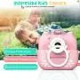 SDUSEIO Kids Digital Cameras Touch Screen Camera 1080P HD Mini Video Camera Girls Birthday Gifts Selfie Action Camera with 32G SD Card Outdoor Toys for Age 3-12 Year Old Boys & Girls