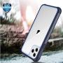 SPIDERCASE for iPhone 11 Pro Max Case, Built-in Screen Protector Full Heavy Duty Protection Shockproof Anti-Scratched Rugged Case for iPhone 11 Pro Max 6.5 inch 2019 (Blue+Clear)