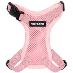 Voyager Step-in Lock Pet Harness – All Weather Mesh, Adjustable Step in Harness for Cats and Dogs by Best Pet Supplies