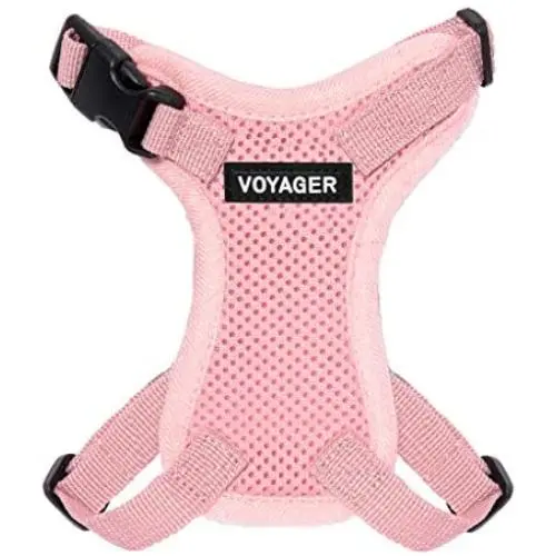 Voyager Step-in Lock Pet Harness – All Weather Mesh, Adjustable Step in Harness for Cats and Dogs by Best Pet Supplies Voyager Step-in Lock Pet Harness – All Weather Mesh, Adjustable Step in Harness for Cats and Dogs by Best Pet Supplies