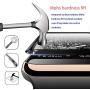 2 Pack - Liquid Tempered Glass Screen Protector Compatible for Apple Watch Full Coverage Protective Foil 9H 2.5D (38mm)