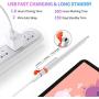 Stylus Pen for Surface,Microsoft Certified 2020 USB Chargeable Surface Pen with 4096 Levels of Pressure Sensitivity for Surface Pro 7/6/5/4/3,Surface Go, Surface Book, Surface Laptop（Silver）